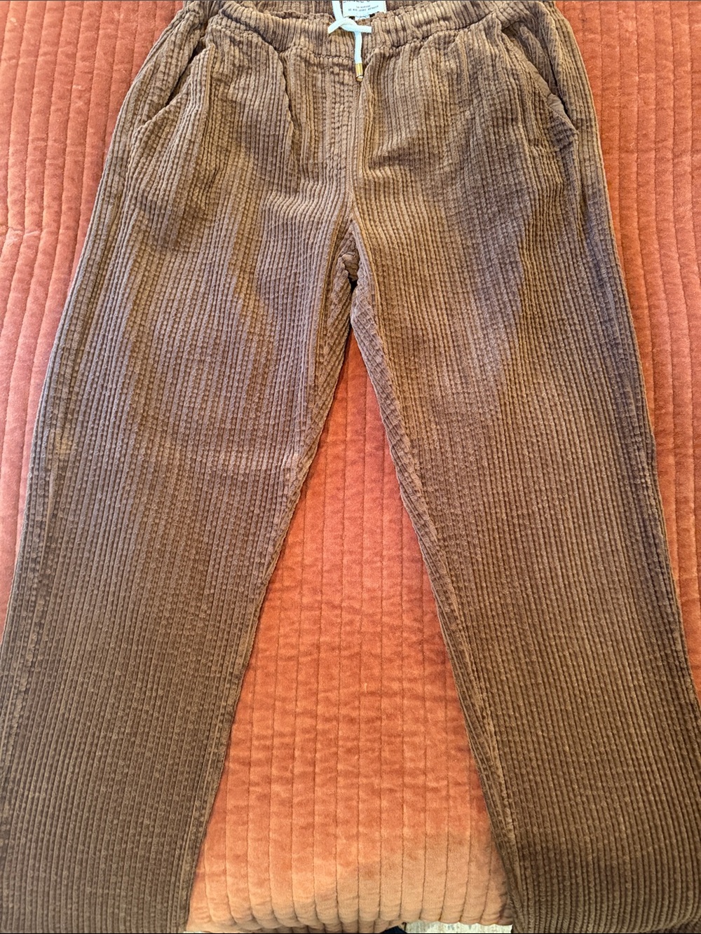 EMILE & IDA Velcorex Corduroy Trousers Pants in Chocolate